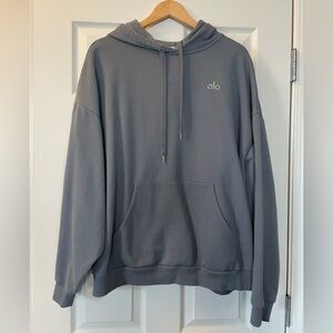ALO Yoga Women’s Size XL Accolade Hoodie in Slate Blue